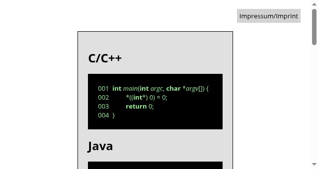 Screenshot of 0pointer.de