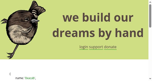 Screenshot of 0xacab.org