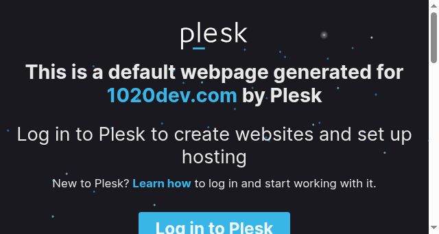 Screenshot of 1020dev.com