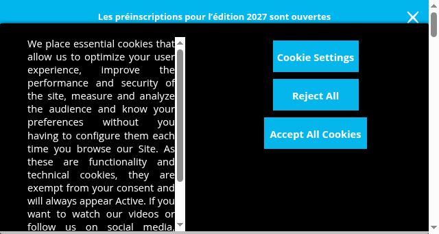 Screenshot of 10kmontmartreag2rlamondiale.fr
