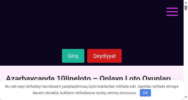 Screenshot of 10lineloto-4.com