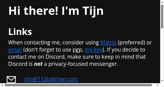 Screenshot of 112batman.com