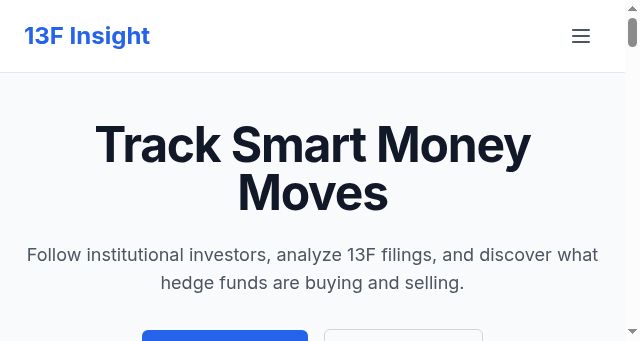 Screenshot of 13finsight.com