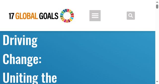 Screenshot of 17globalgoals.com