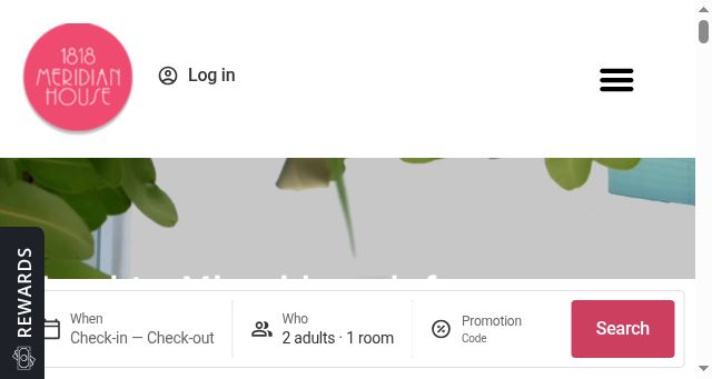 Screenshot of 1818meridianhouse.com