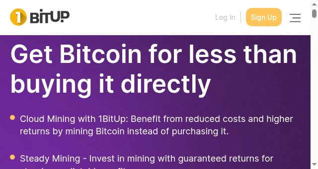 Screenshot of 1bitup.com