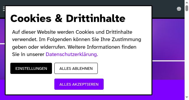 Screenshot of 1forge.de
