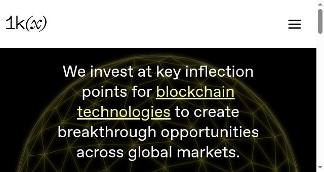 Screenshot of 1kx.capital