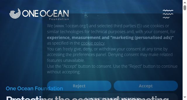 Screenshot of 1ocean.org