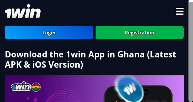 Screenshot of 1winapp-gh.com