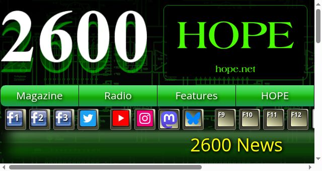 Screenshot of 2600.com