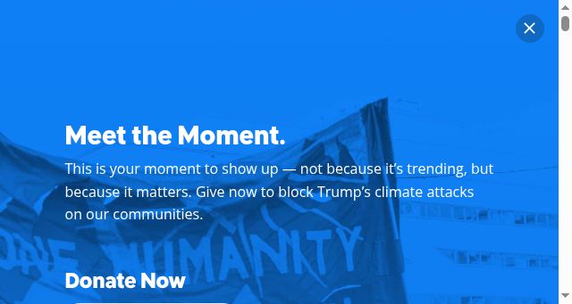 Screenshot of 350.org