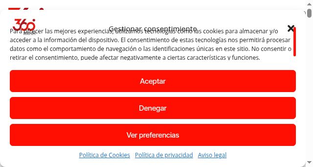 Screenshot of 360rrhh.com