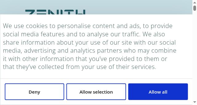 Screenshot of 3enith.com