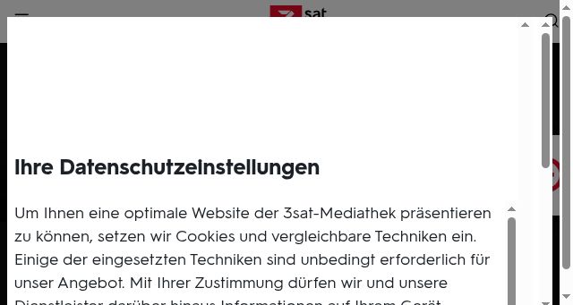 Screenshot of 3sat.de