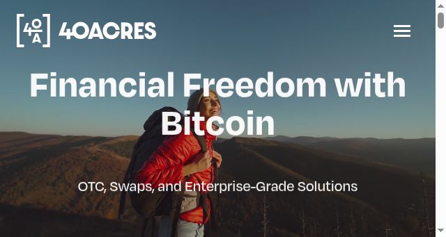 Screenshot of 40acres.pro