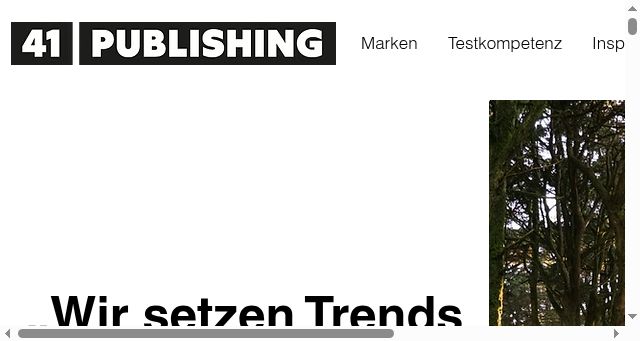 Screenshot of 41publishing.com