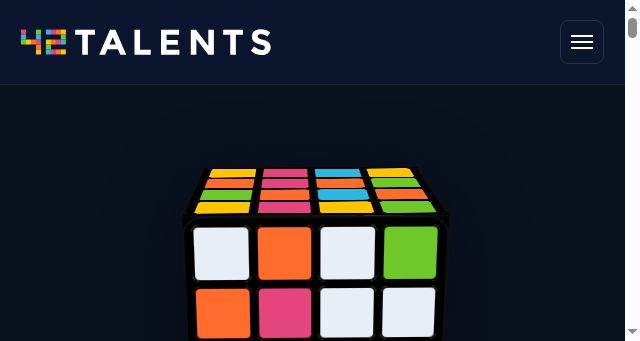 Screenshot of 42talents.com