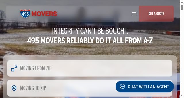Screenshot of 495movers.com
