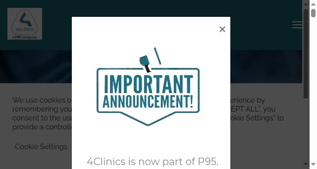 Screenshot of 4clinics.com