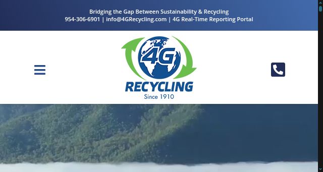 Screenshot of 4grecycling.com