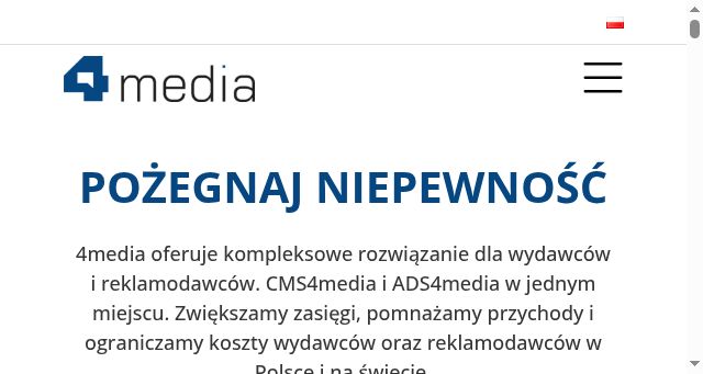 Screenshot of 4media.com