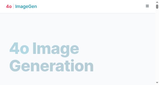 Screenshot of 4oimagegeneration.dev