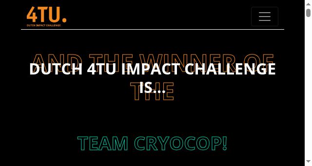 Screenshot of 4tuimpactchallenge.nl