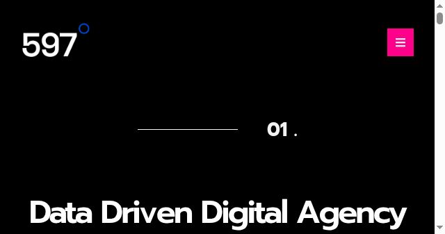 Screenshot of 597degrees.com