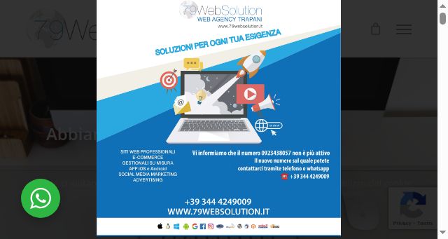 Screenshot of 79websolution.it