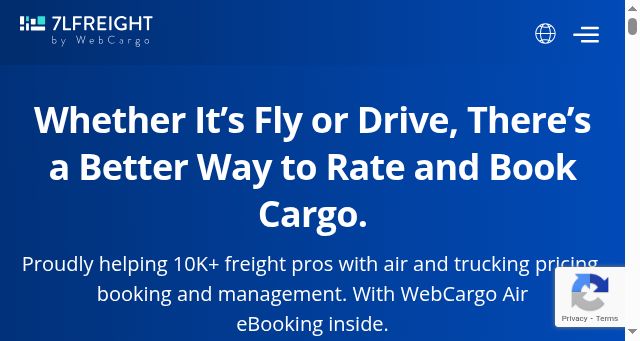 Screenshot of 7lfreight.com