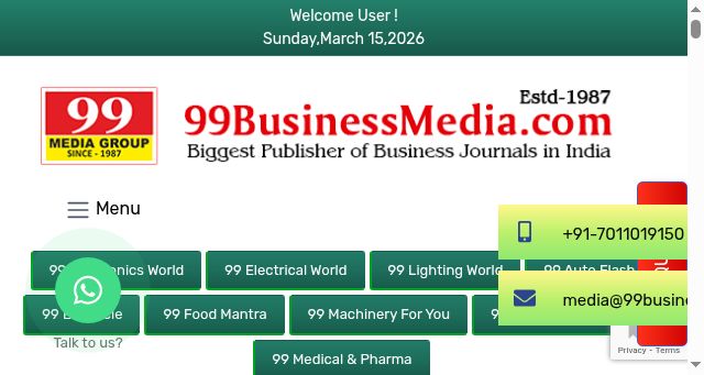 Screenshot of 99businessmedia.com