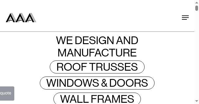 Screenshot of aaatrussesandwindows.com.au