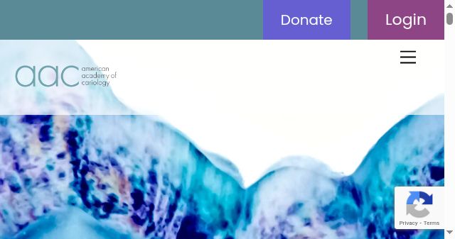 Screenshot of aacariology.org