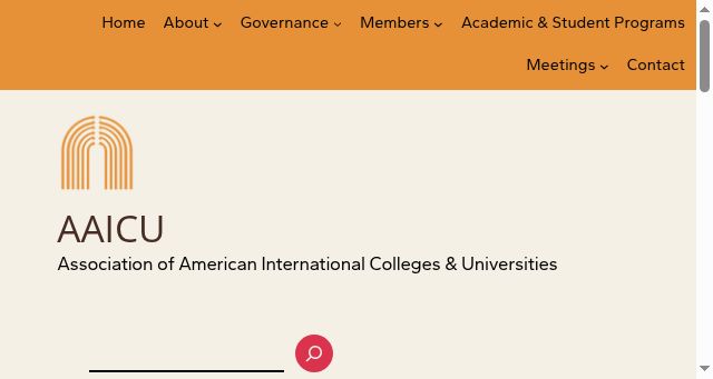 Screenshot of aaicu.org