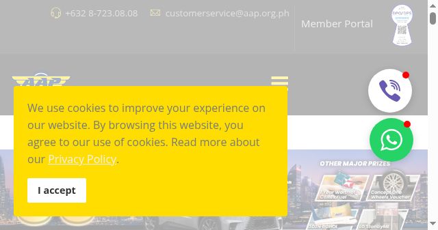 Screenshot of aap.org.ph