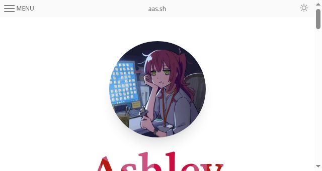 Screenshot of aas.sh