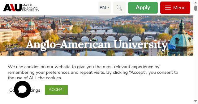 Screenshot of aauni.edu