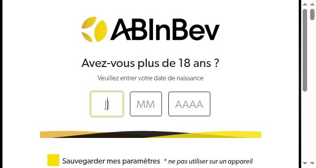 Screenshot of ab-inbev.fr