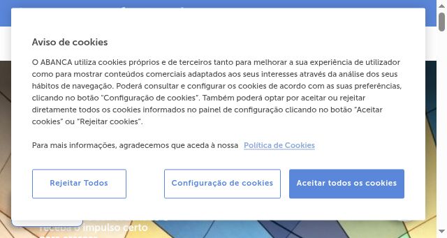 Screenshot of abanca.pt