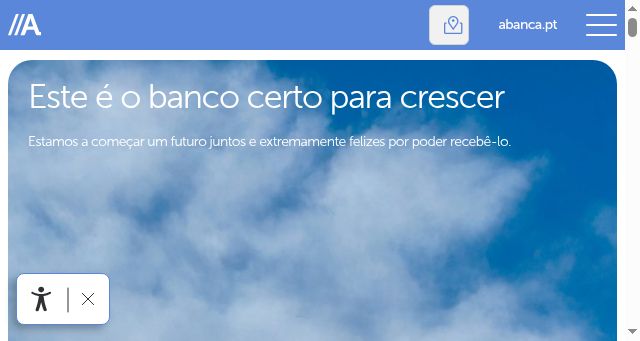 Screenshot of abancaportugal.pt