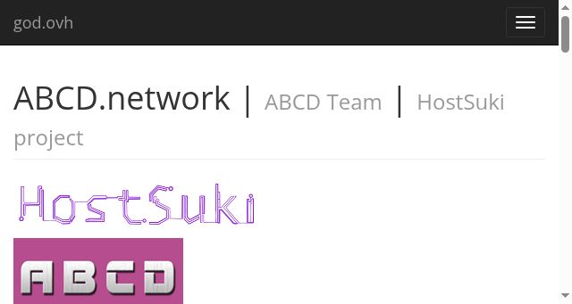 Screenshot of abcd.network