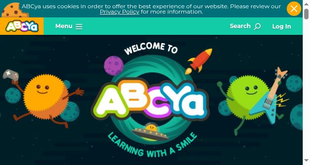 Screenshot of abcya.com