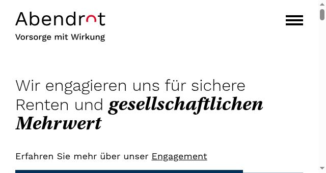 Screenshot of abendrot.ch