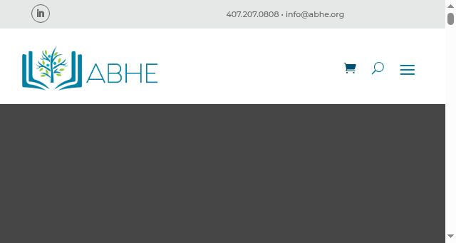 Screenshot of abhe.org