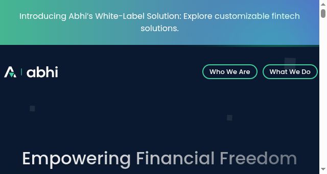 Screenshot of abhi.co