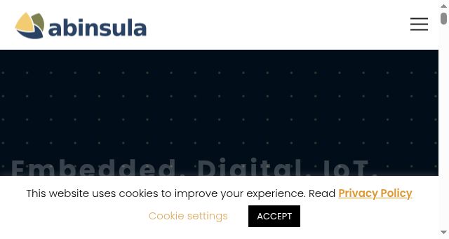 Screenshot of abinsula.com