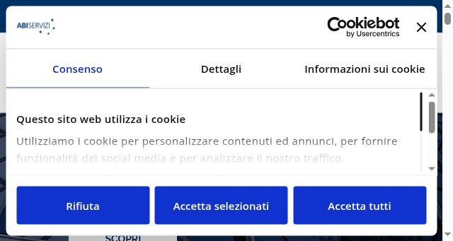 Screenshot of abiservizi.it