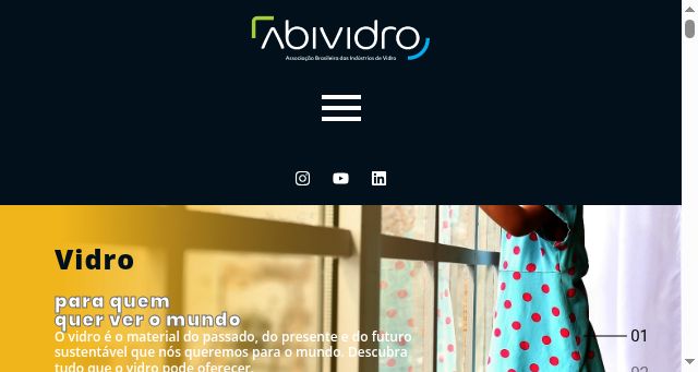 Screenshot of abividro.org.br