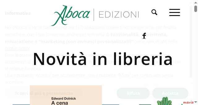 Screenshot of abocaedizioni.it